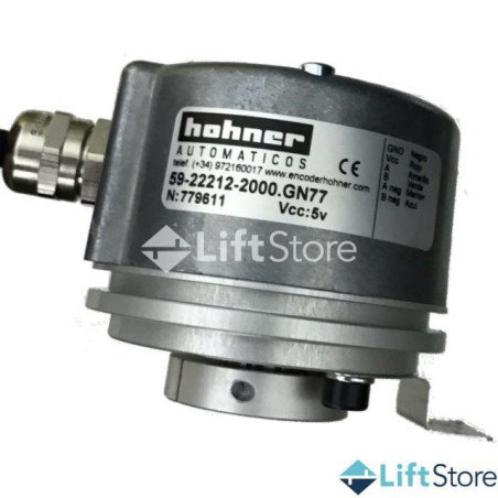 ENCODER INCREMENTAL 59-22212-2000-GN77  HOHNER 