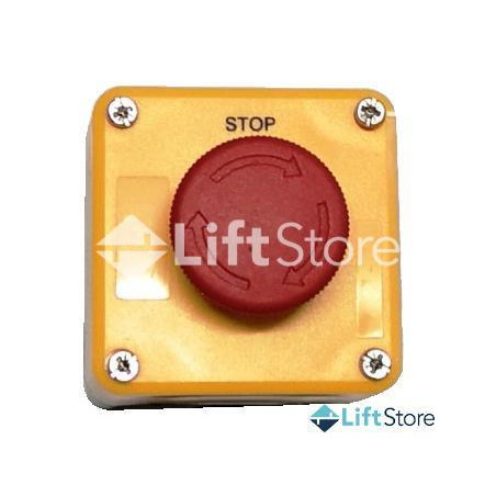 CAJA STOP FOSO AMARILLA