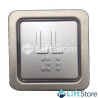 PULSADOR LIFTTECHNIK  CUADRADO NIQUE SIN LUMINOSO