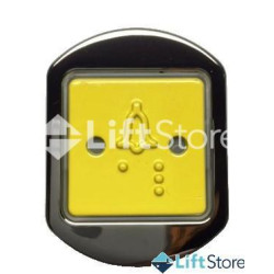 PULSADOR LIFTTECHNIK OVAL ALARMA DOBLE LED 12/24V