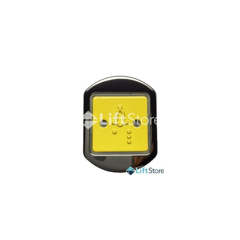 PULSADOR LIFTTECHNIK OVAL ALARMA DOBLE LED 12/24V