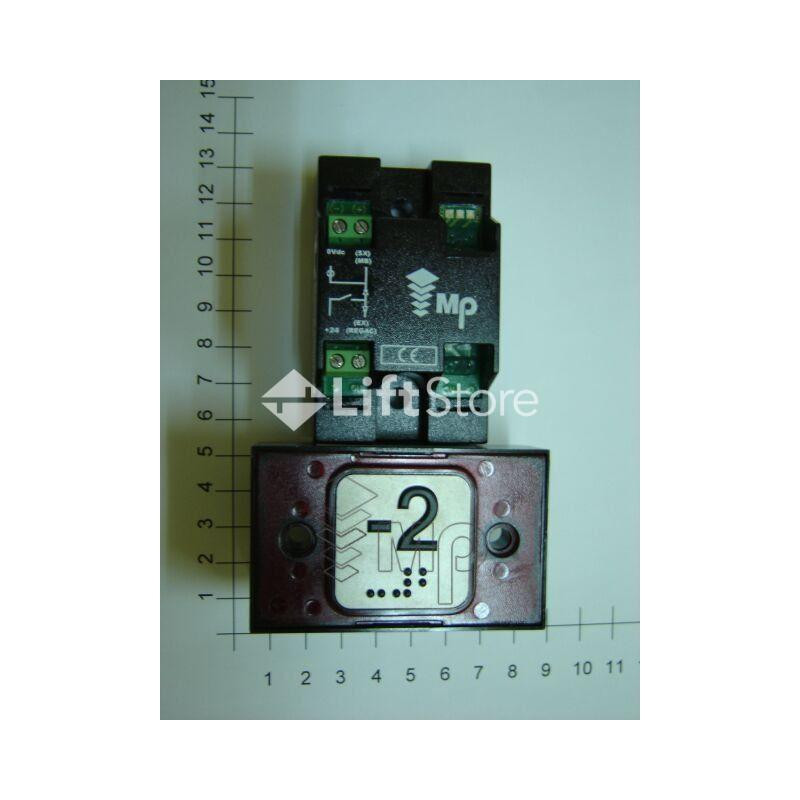 PUL COMPAC BRA COR ROJO 1CTO  24V  -2  MP TI MP