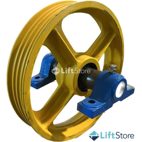 CONJ  POLEA DES T234AS EJE SOP D320X5X8-P17-94