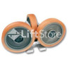 CONJUNTO 3 RODADERAS AR1 D125X25 