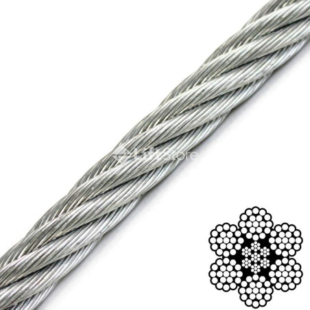 CABLE LIMIT 6X19 1 GALVA 6MM 