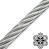CABLE LIMIT 6X19 1 GALVA 6MM 