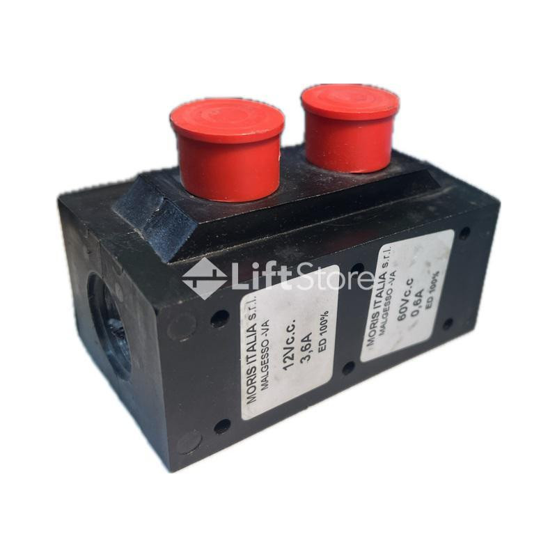 BOBINA BISOLENOIDE 60/12V CC 336/0 6A MORISPAIN