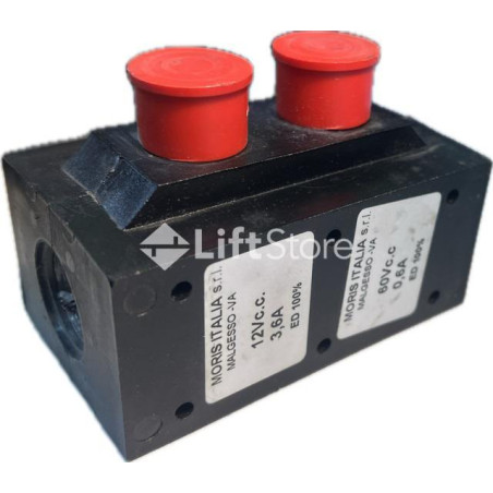 BOBINA BISOLENOIDE 60/12V CC 336/0 6A MORISPAIN