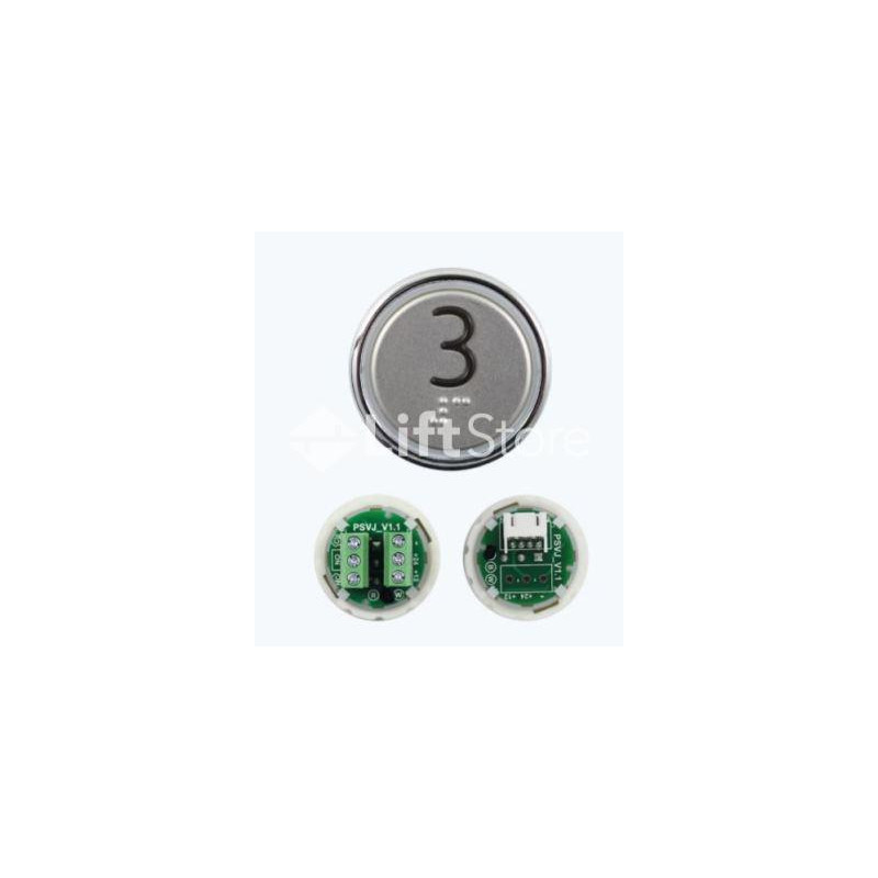 PULSADOR SERIE ROMA 32MM BRAILLE MOVILIFT 
