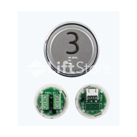 PULSADOR SERIE ROMA 32MM BRAILLE MOVILIFT 