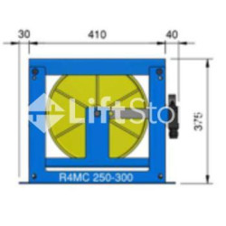 POLEA TENSORA MUELLES R4MC D250MM PFB 