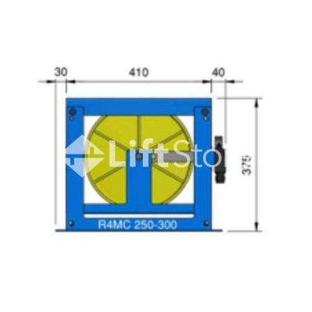 POLEA TENSORA MUELLES R4MC D250MM PFB 
